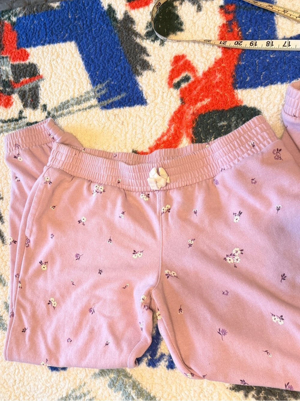 wonder nation Lilac Floral Joggers